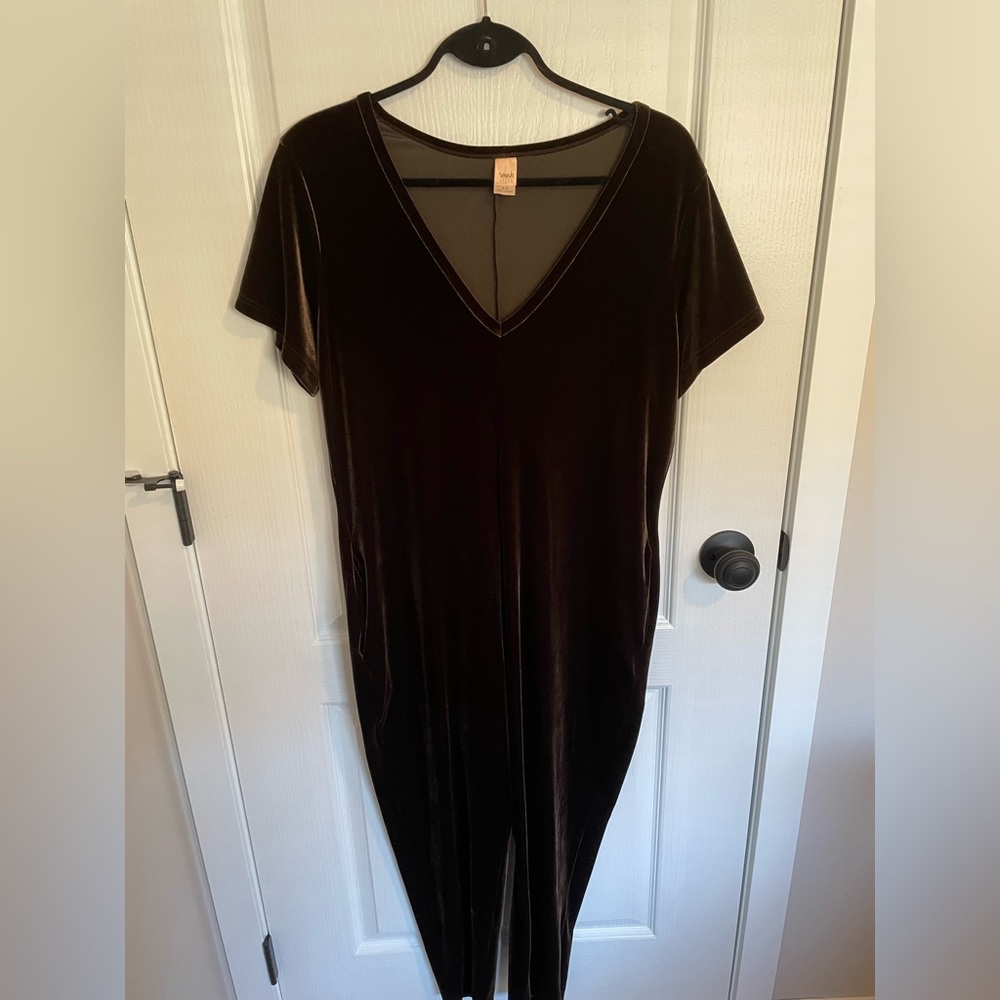 Smash & Tess Velvet Romper